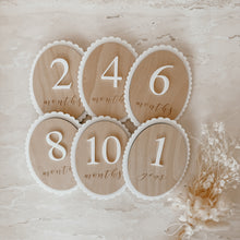 Load image into Gallery viewer, Scallop Baby Milestone Collection - Acrylic