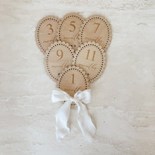 Load image into Gallery viewer, Vintage Bow Baby Milestone Collection - Wooden
