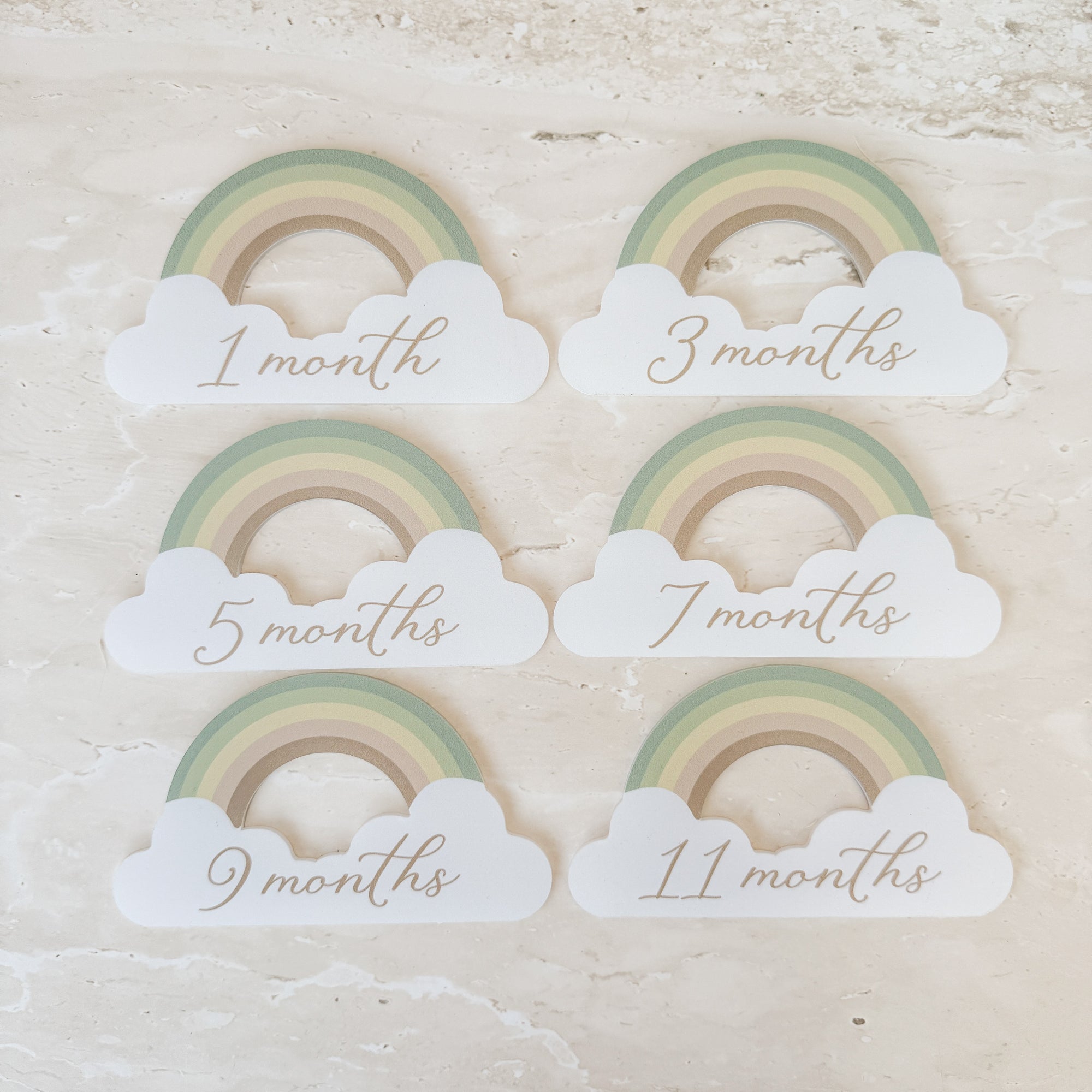 Rainbow Baby Milestone Collection