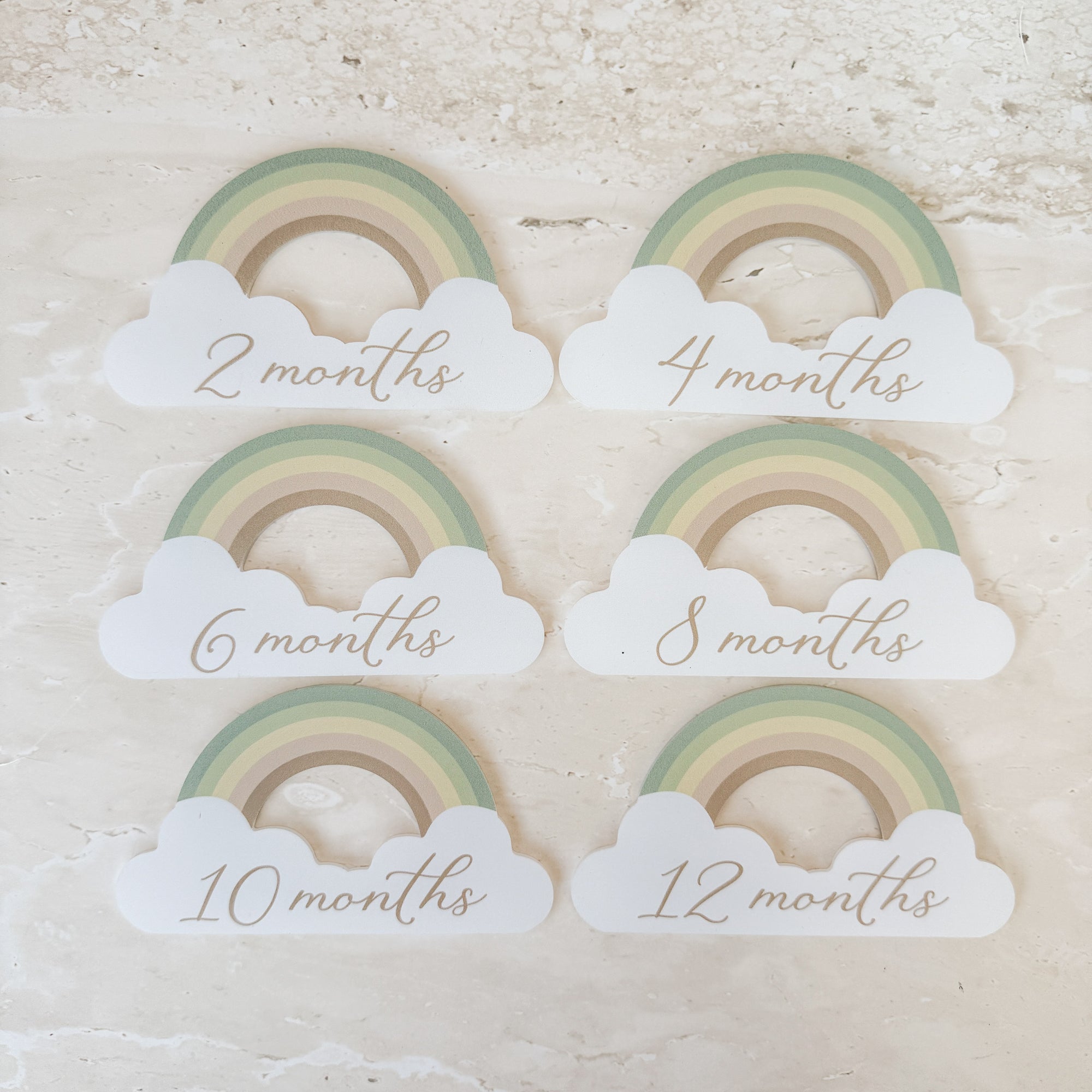 Rainbow Baby Milestone Collection