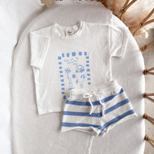 Load image into Gallery viewer, Kids &#39;Favourite Days&#39; Tee - White &amp; Blue
