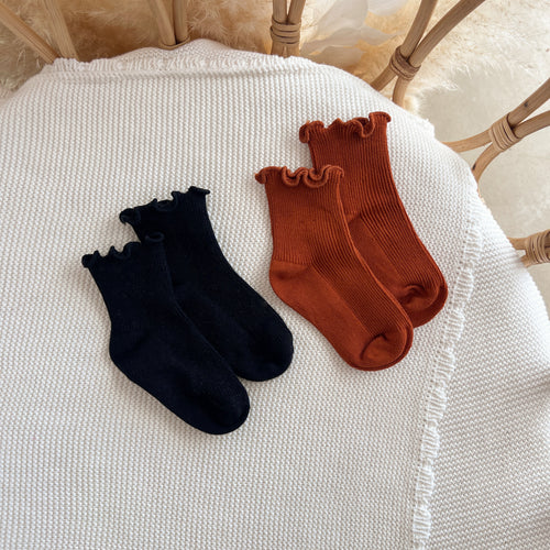 Fall Frill Socks
