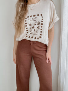 Quinn Pant - Ladies - Espresso Stripe