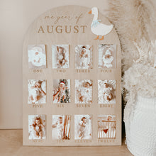 Load image into Gallery viewer, &#39;One Year Of&#39; Personalised First Birthday Board - Goose - PRE ORDER - Est. Dispatch Mid-September