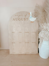 Load image into Gallery viewer, &#39;One Year Of&#39; Personalised First Birthday Board - Goose - PRE ORDER - Est. Dispatch Mid-September