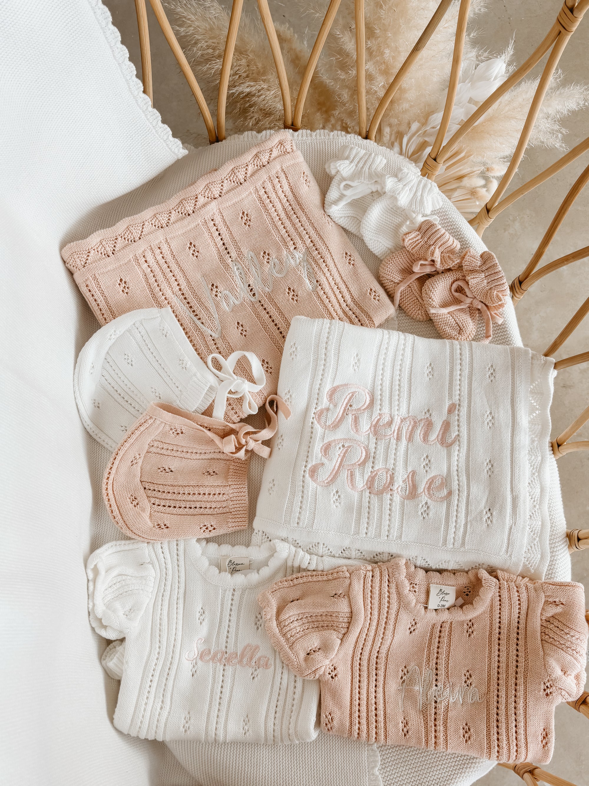 Margot Knit Romper - Pink Lemonade