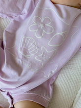 Load image into Gallery viewer, Lavender &#39;Mermaid Vibes&#39; Oversized Slouch Romper