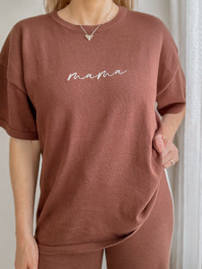 'Mama' Tee - Espresso