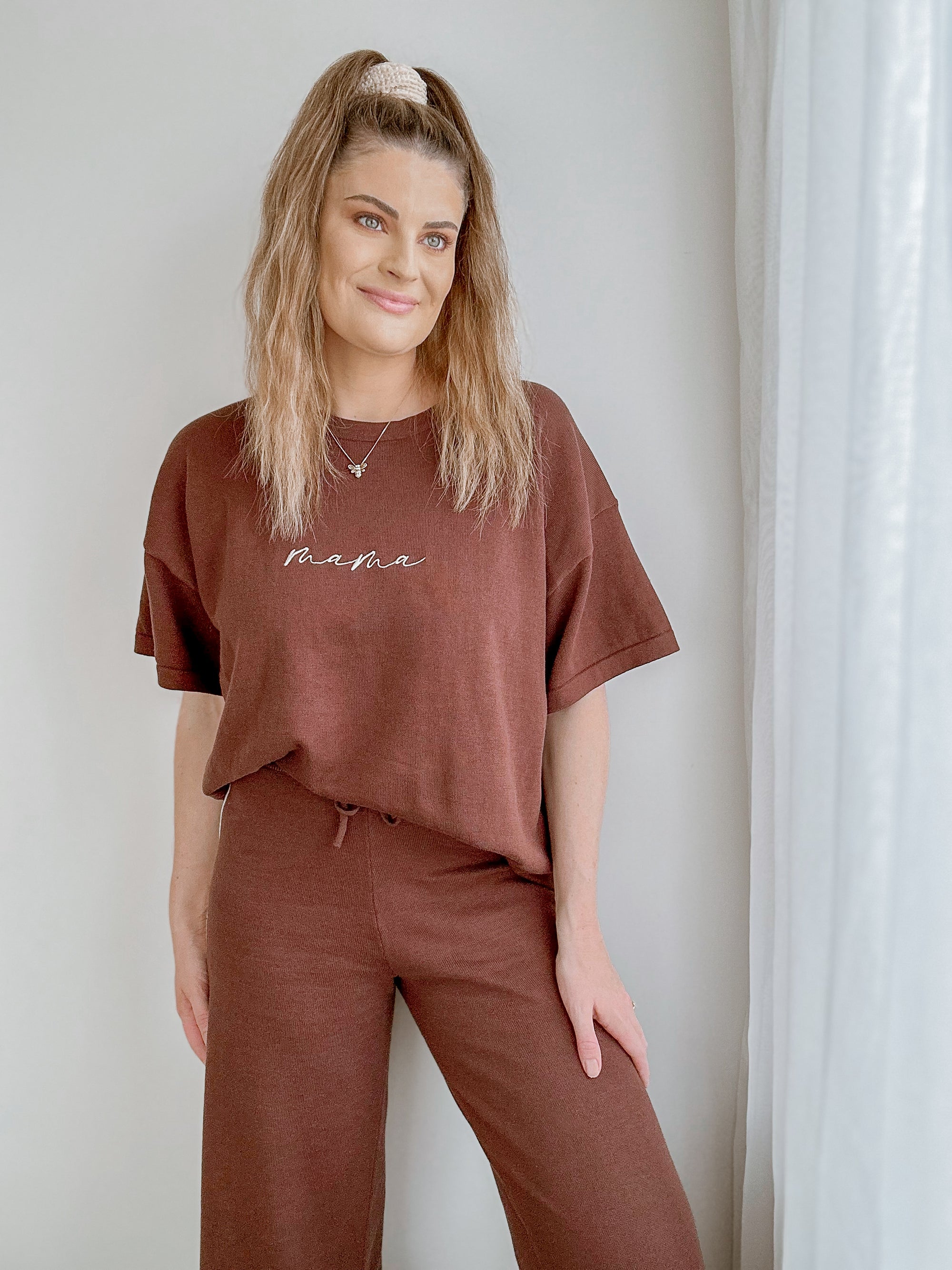 Quinn Pant - Ladies - Espresso Stripe