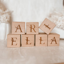 Load image into Gallery viewer, Personalised Letter Monogram Cube