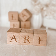 Load image into Gallery viewer, Personalised Letter Monogram Cube