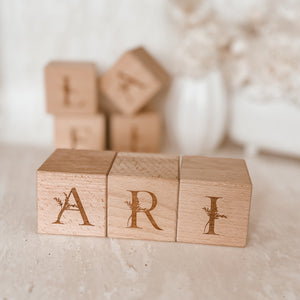 Personalised Letter Monogram Cube