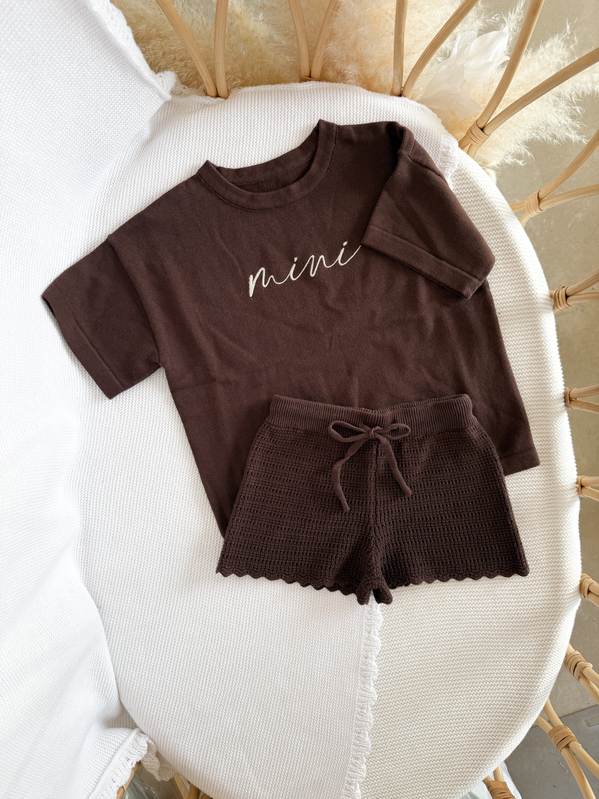 'Mini' Tee - Espresso