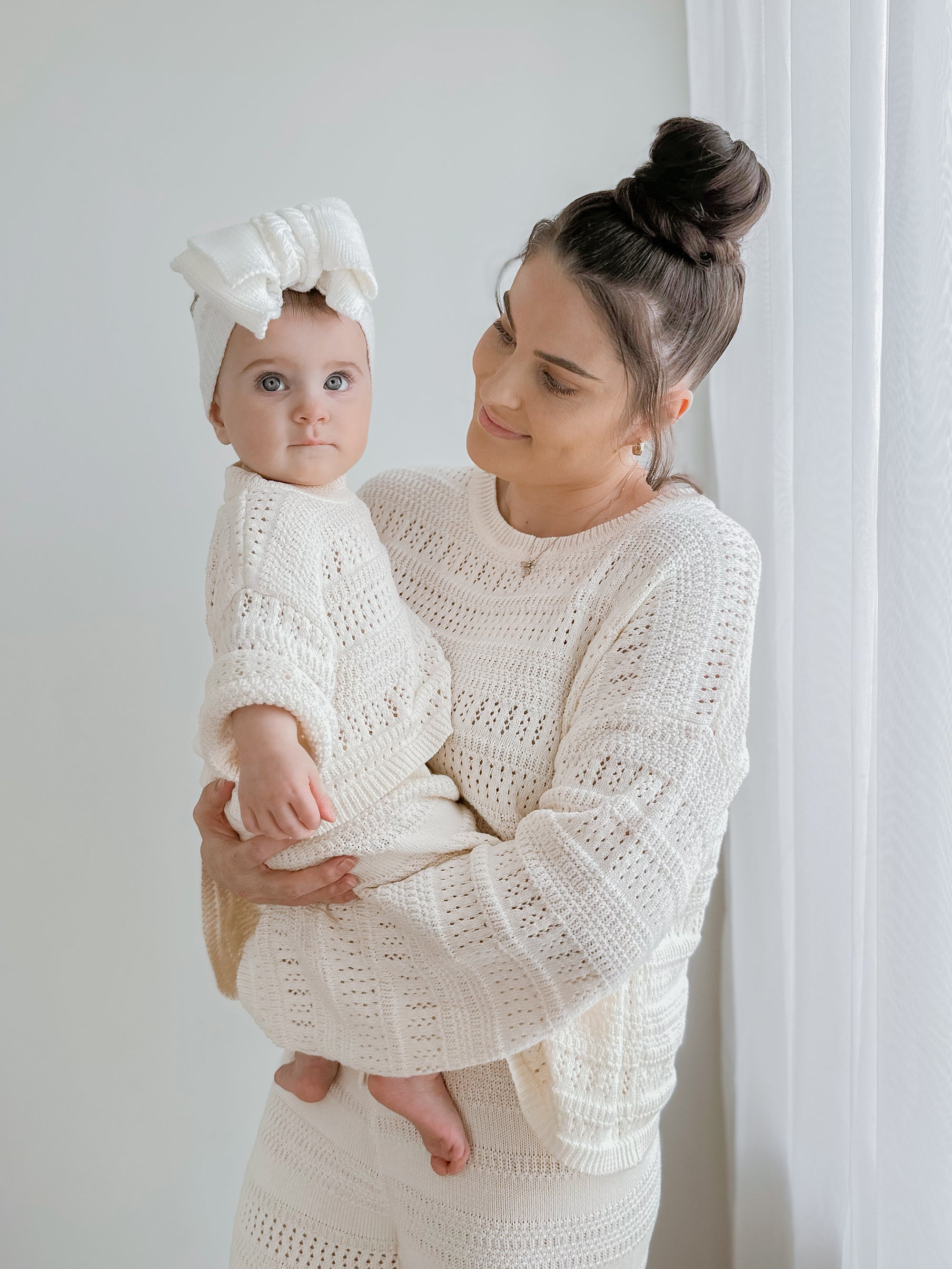 Ladies Knit Pants - Vanilla Latte