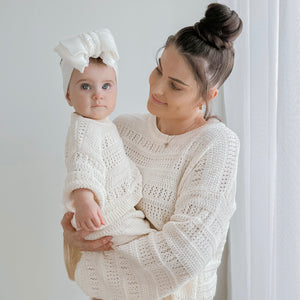 Ladies Knit Top & Pants Bundle - Vanilla Latte (XS - Pre Order Est dispatch Late July)