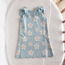 Load image into Gallery viewer, Blue Daisy Knit Dress - PRE ORDER EST DISPATCH MID-LATE MAY