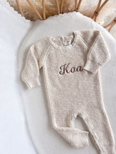 Load image into Gallery viewer, Frankie Classic Knit Romper - Honey