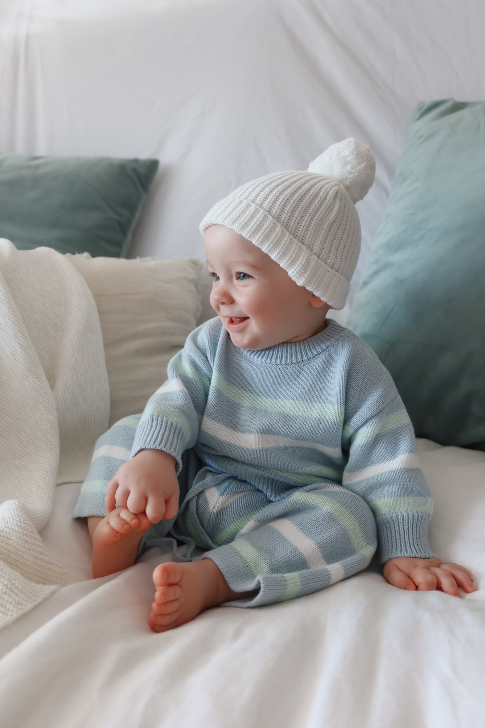 Mint Sherbet Knit Set - Long Sleeve