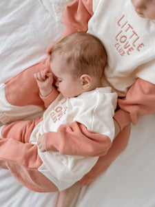 'Little Love Club' Tracksuit - Floss Pink