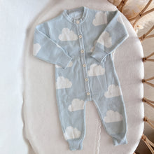 Load image into Gallery viewer, Little Dreamer - Long Sleeve Knit Romper