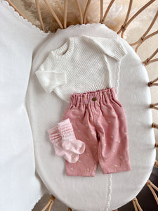 Daisy Pink Denim Jeans