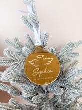 Load image into Gallery viewer, Personalised &#39;First Christmas 2025&#39; Acrylic Bauble - PRE ORDER - Est. Dispatch End of September