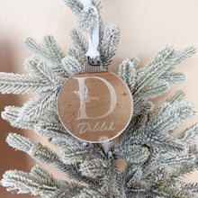 Load image into Gallery viewer, Circle Initial Acrylic Bauble