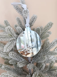 Personalised 'First Christmas 2025' Acrylic Bauble - PRE ORDER - Est. Dispatch End of September