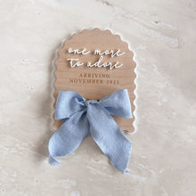 Load image into Gallery viewer, &#39;One More to Adore&#39; Arch Scallop Plaque - Bow