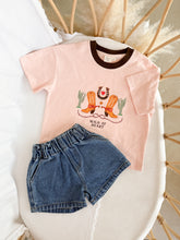 Load image into Gallery viewer, Horseshoe Denim Shorts