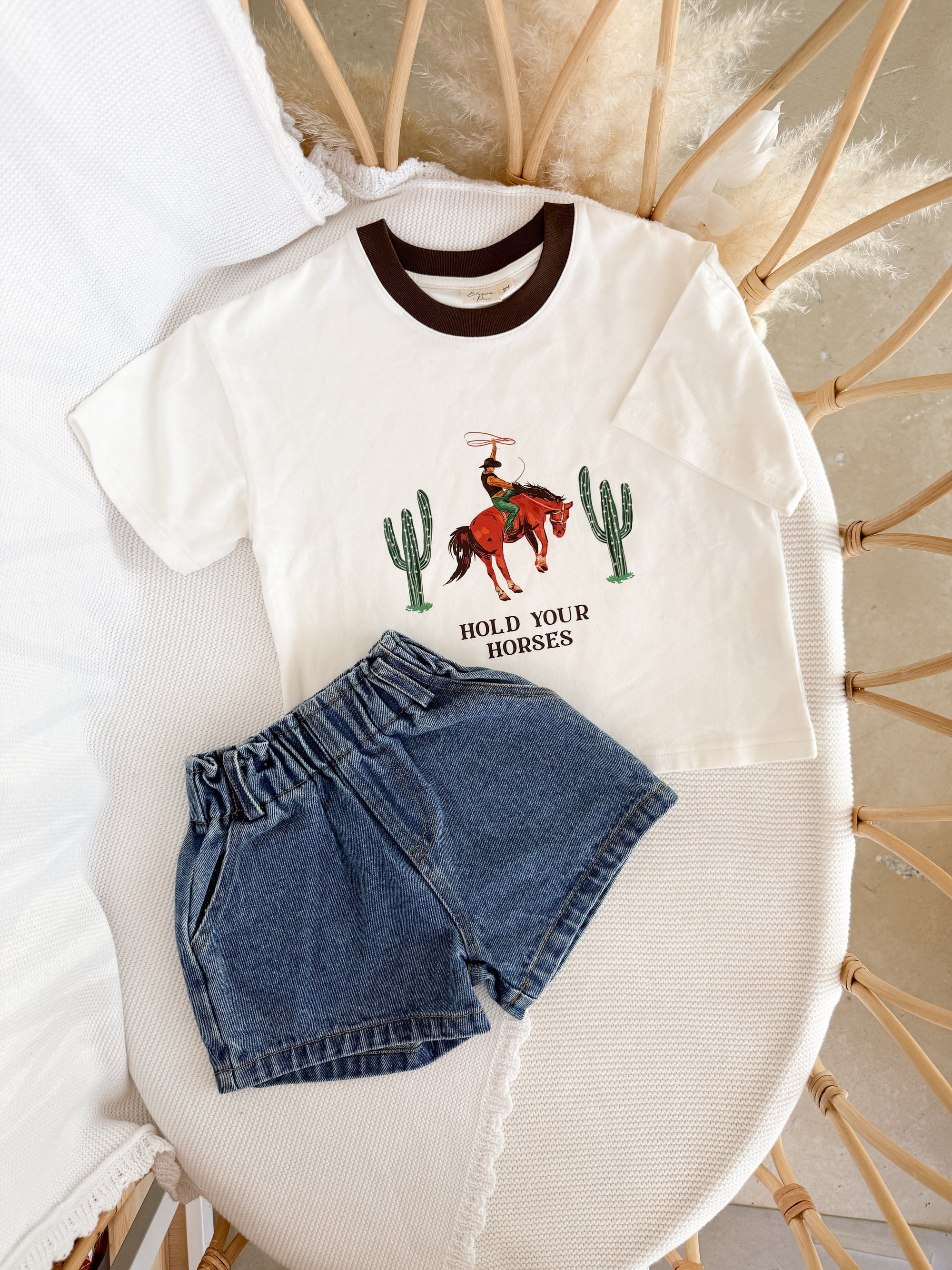 Kids 'Hold Your Horses' Slouch Tee