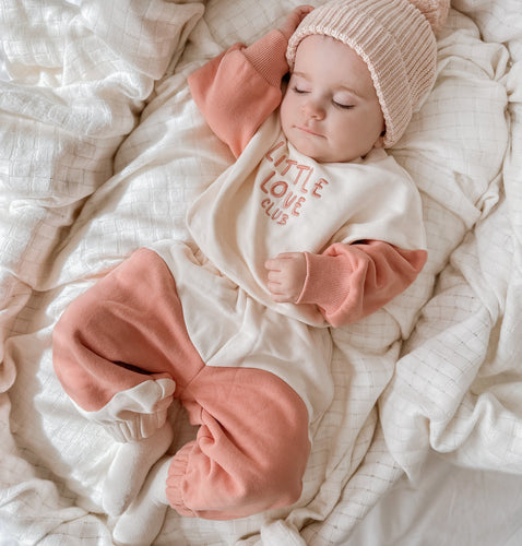 'Little Love Club' Tracksuit - Floss Pink