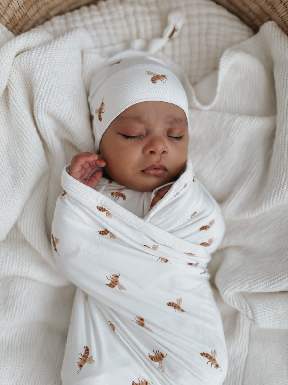 Cotton Swaddle - Honey Bee