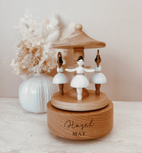 Load image into Gallery viewer, Heirloom Wooden Musical Carousel