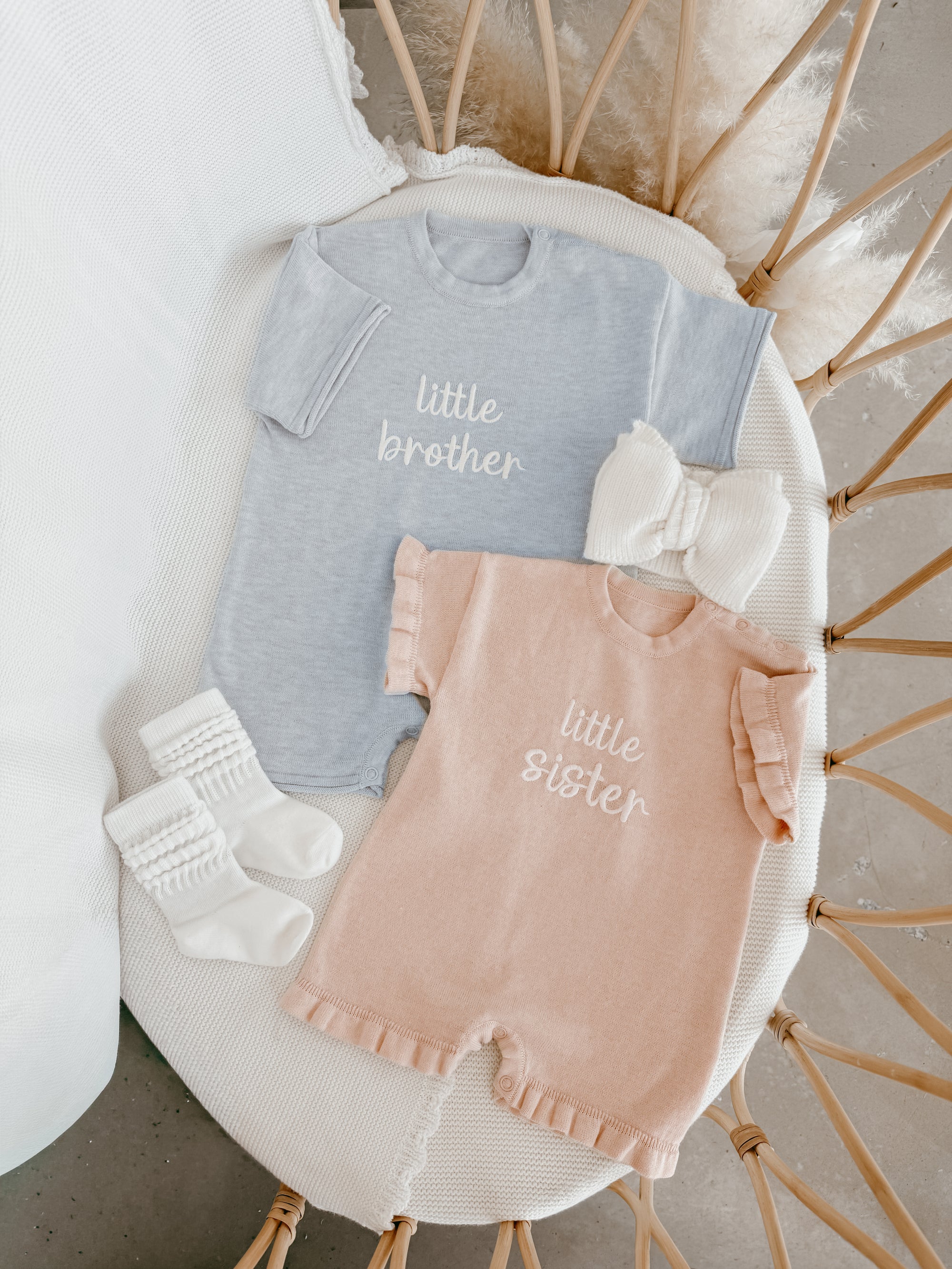 'Little Sister' Playsuit - Pink Lemonade