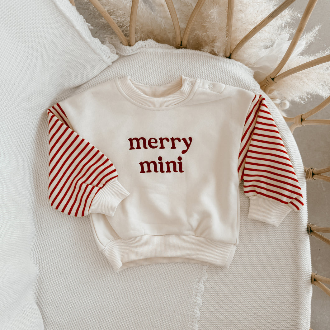 'Merry Mini' Crew Sweater - PRE ORDER - Est. Dispatch October