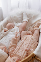 Load image into Gallery viewer, Long Sleeve Cable Knit Romper