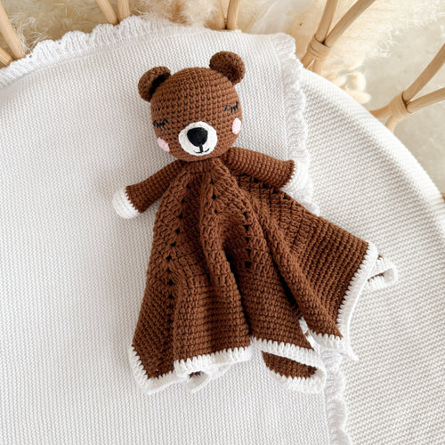 Charlie Bear - Heirloom Crochet Lovey Comforter