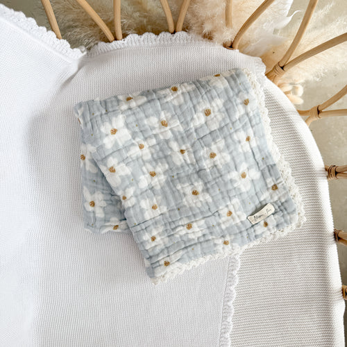 Heritage Muslin Blanket - Whimsical Wildflower