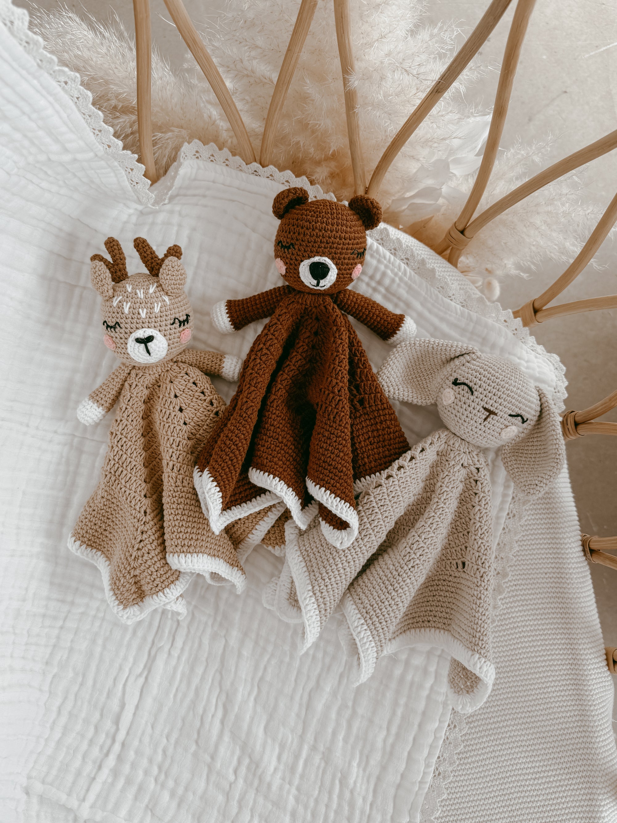 Charlie Bear - Heirloom Crochet Lovey Comforter - PRE ORDER - Est. Dispatch Late July