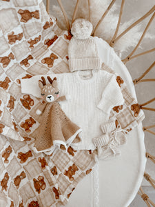 Heritage Muslin Blanket - Teddy Bear Picnic