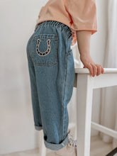 Load image into Gallery viewer, Horseshoe Denim Jeans