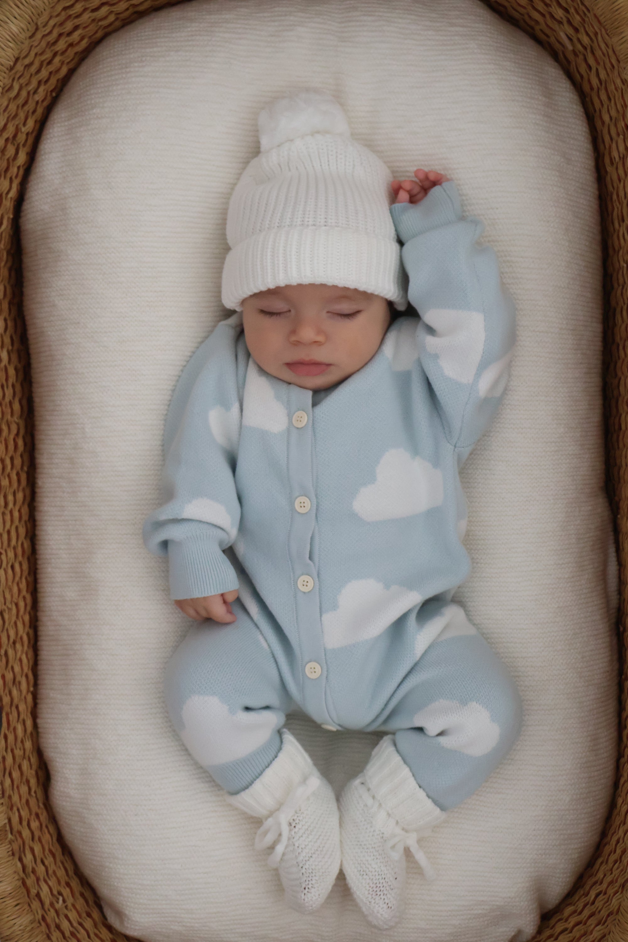 Little Dreamer Long Sleeve Knit Romper