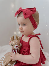 Load image into Gallery viewer, Scarlett Dobby Tie Romper