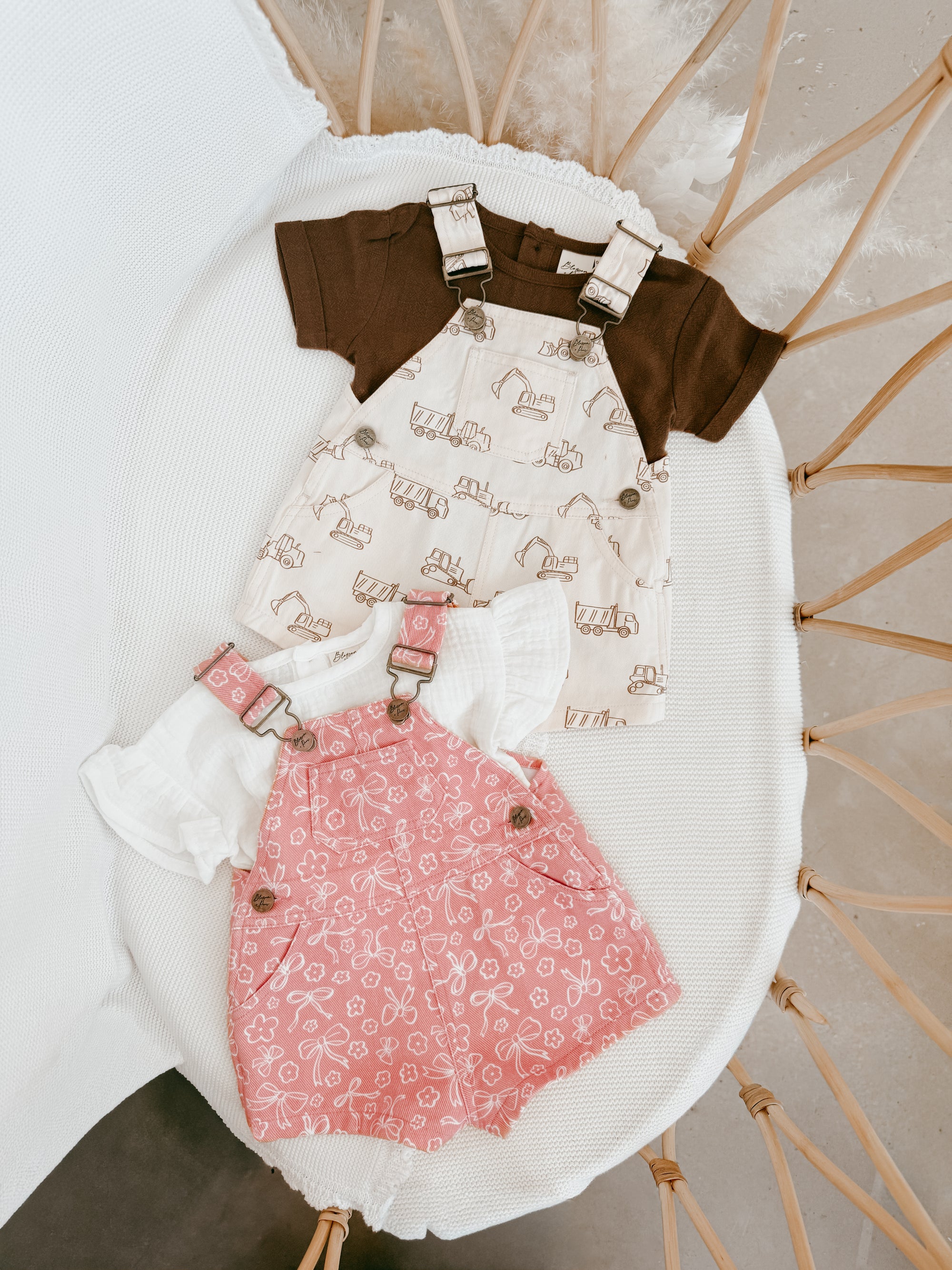 Little Digger Denim Shortalls