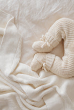 Load image into Gallery viewer, Chunky Knit Booties - Newborn-6M - Honey