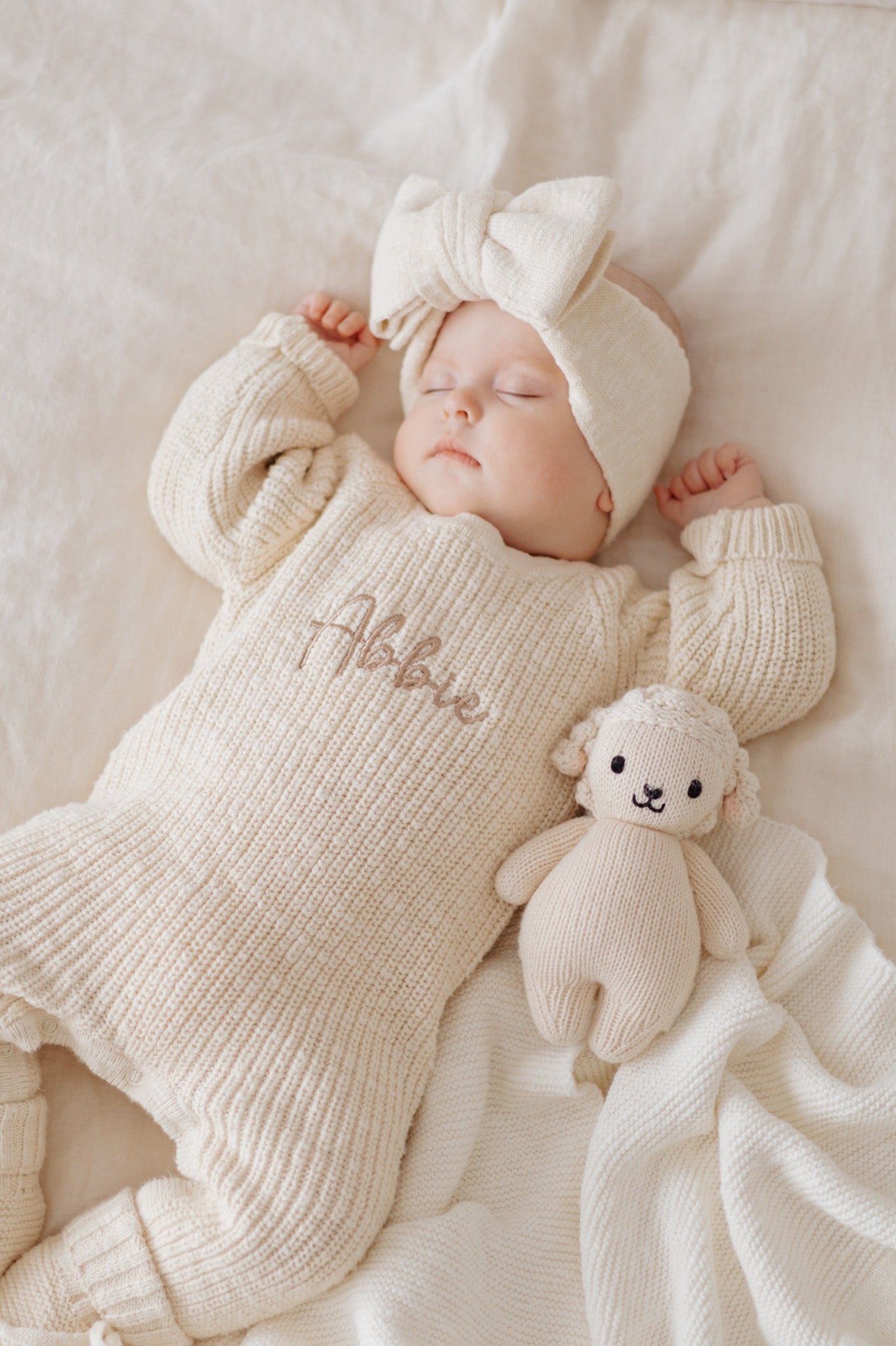 Chunky Knit Topknot - Honey