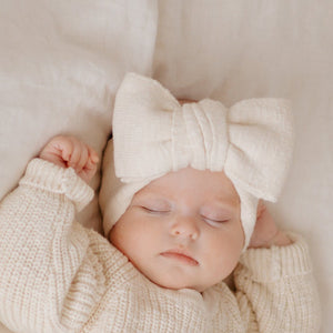 Chunky Knit Topknot - Honey