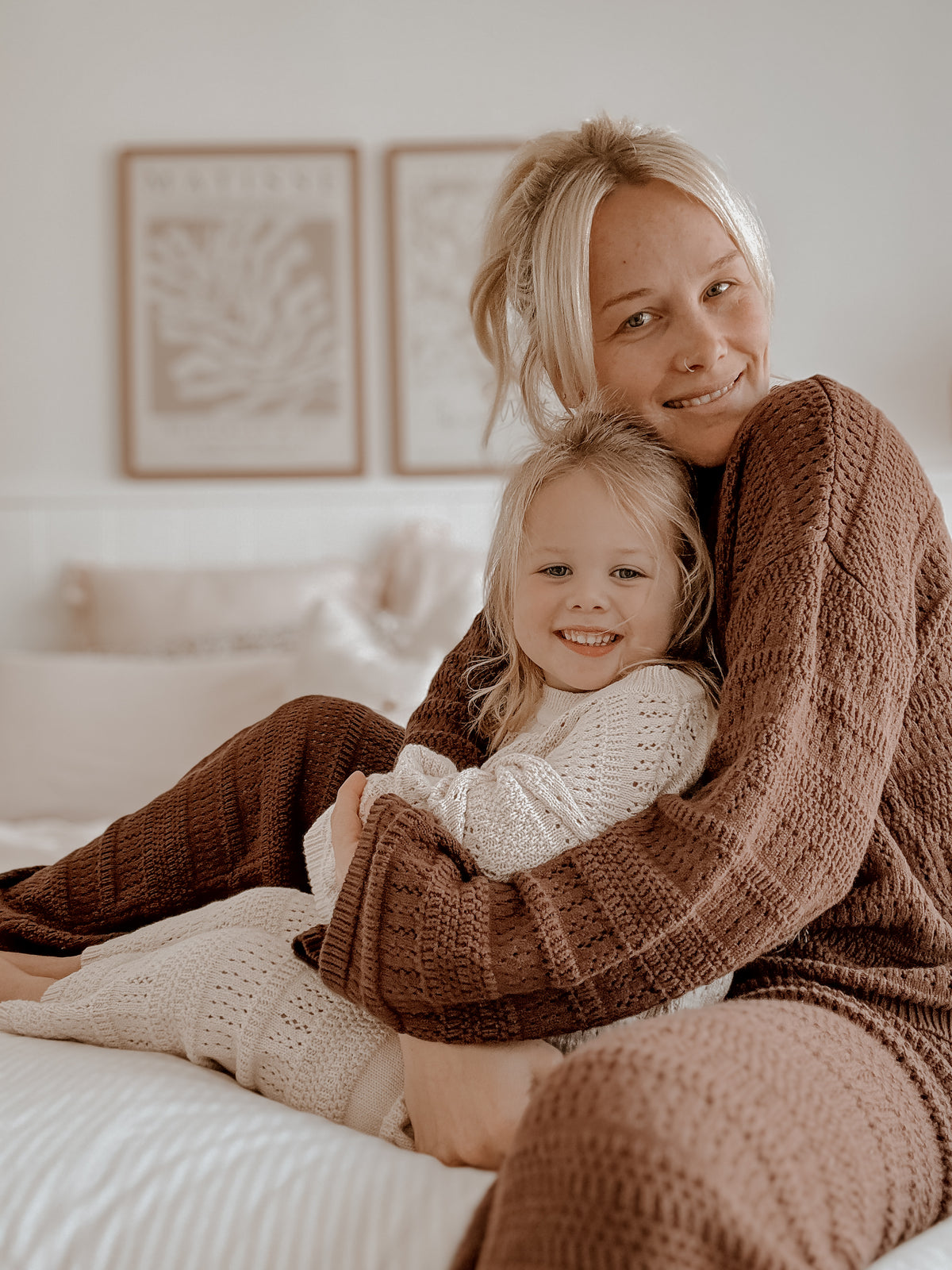 Kids Knit Set - Vanilla Latte