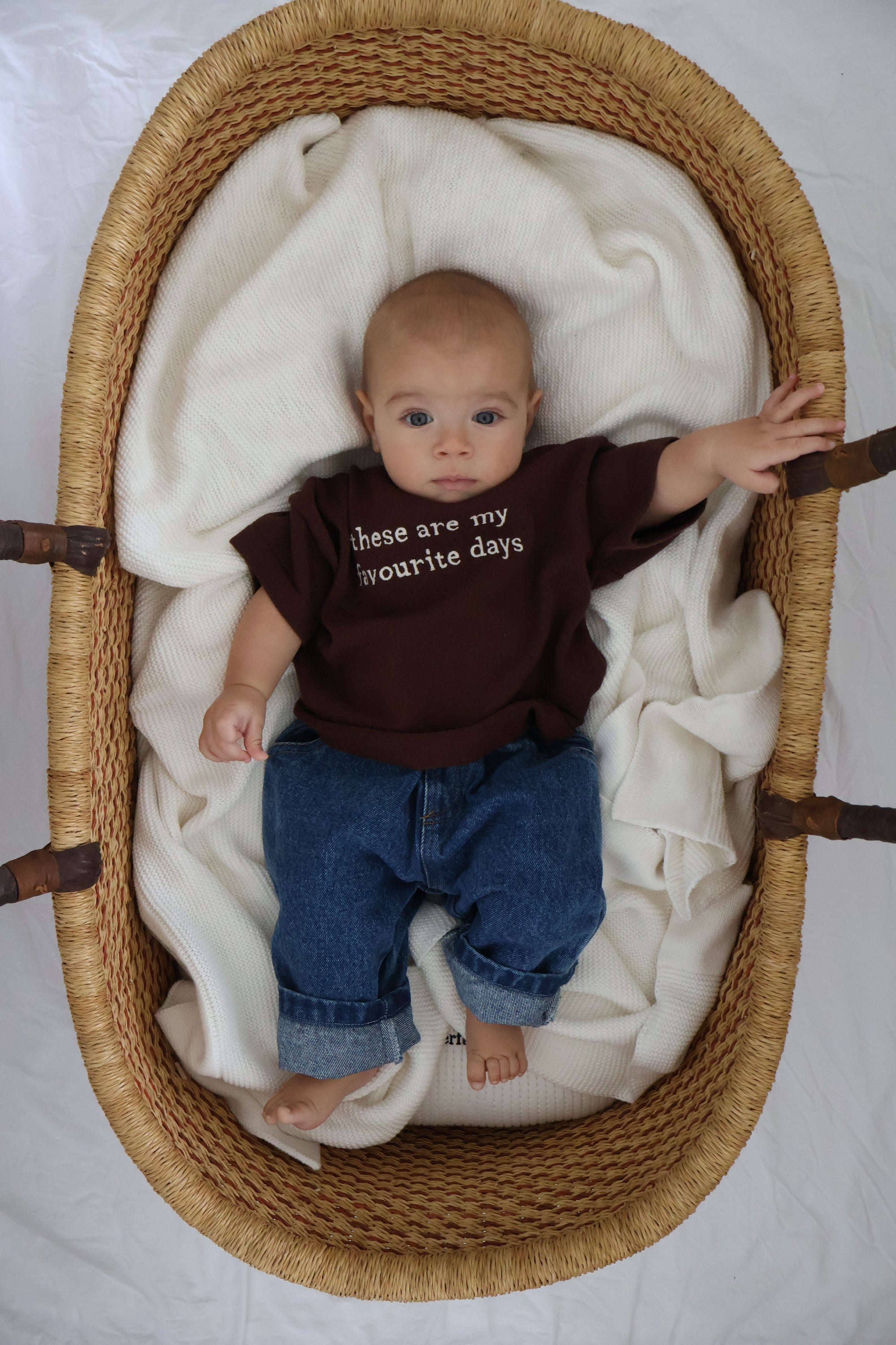 Kids 'Favourite Days' Tee - Espresso